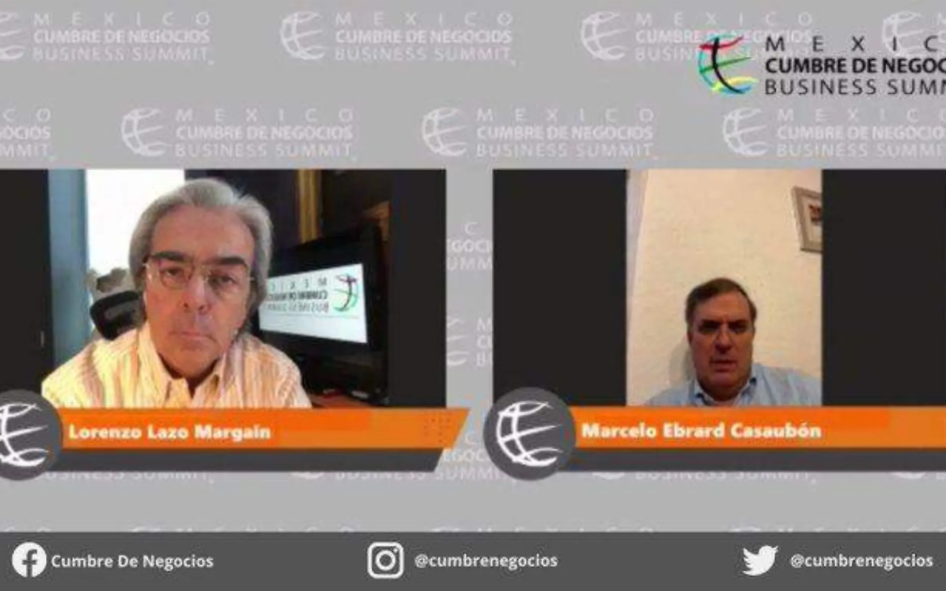 marcelo ebrard cumbre negocios TWITTER